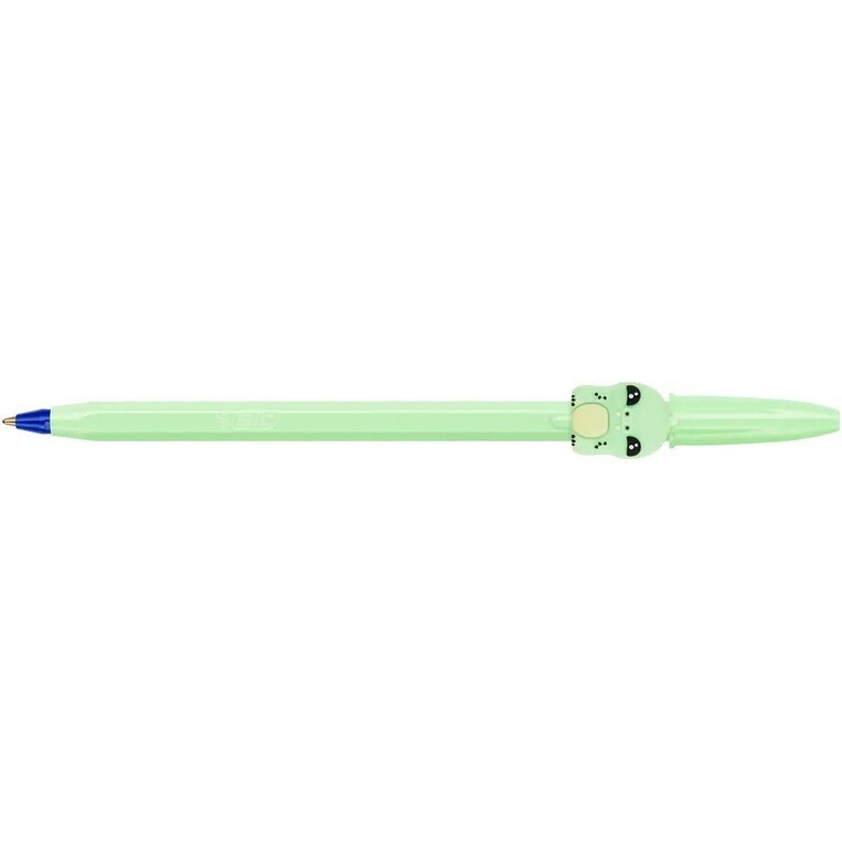 BIC ΣΤΥΛΟ CRISTAL FIGURES PASTEL ΔΕΙΝΟΣΑΥΡΟΣ ΛΑΧΑΝΙ ΜΠΛΕ ΓΡΑΦΗ 1.0mm 303755