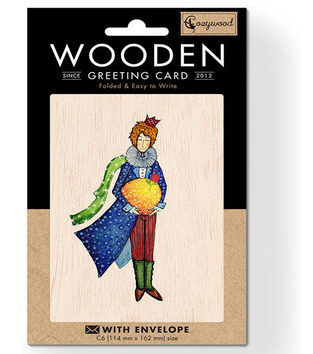 COZYWOOD ΕΥΧΕΤΗΡΙΑ ΞΥΛΙΝΗ ΚΑΡΤΑ 11,4x16,2cm ΜΙΚΡΟΣ ΠΡΙΓΚΙΠΑΣ 089