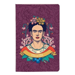 CLAIREFONTAINE ΣΗΜΕΙΩΜΑΤΑΡΙΟ ΚΑΡΦΙΤΣΑ 9x14cm ΜΕ ΓΡΑΜΜΕΣ 48φ FRIDA KAHLO 1031714