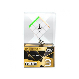 V CUBE 3 FLAT KEYCHAIN