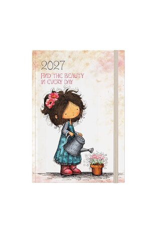 2027 ΗΜΕΡΟΛΟΓΙΟ ΗΜΕΡΗΣΙΟ 12x17cm GIRLS d FIND THE BEAUTY ΜΕ ΛΑΣΤΙΧΟ ΚΑΙ ΣΤΥΛΟΘΗΚΗ 72052 (ΛΙΝΑΡΔΑΤΟΣ)