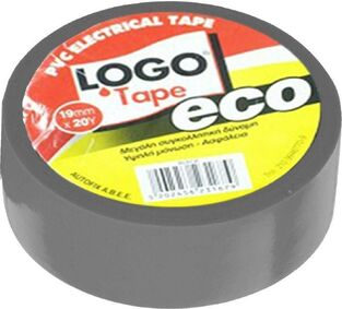 LOGO TAPE ΜΟΝΩΤΙΚΗ ΤΑΙΝΙΑ 1,9cm x 20m ΓΚΡΙ