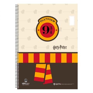 SALKO ΤΕΤΡΑΔΙΟ ΣΠΙΡΑΛ A4 (21x29,7cm) 1 ΘΕΜΑΤΟΣ 30φ HARRY POTTER CHARMS PLATFORM 934 7096
