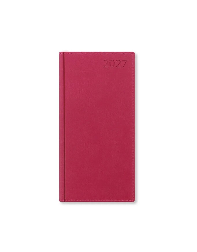 2027 ΗΜΕΡΟΛΟΓΙΟ ΑΤΖΕΝΤΑ LETTS ΕΒΔΟΜΑΔΙΑΙΟ 9x17cm VERONA SLIM PINK 27081615