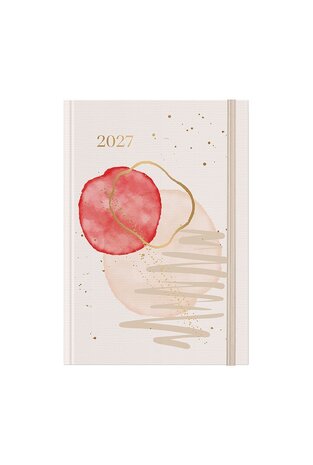 2027 ΗΜΕΡΟΛΟΓΙΟ ΗΜΕΡΗΣΙΟ 12x17cm GOLDEN d ΠΟΡΤΟΚΑΛΙ ΝΕΡΟΧΡΩΜΑ ΜΕ ΛΑΣΤΙΧΟ 72042 (ΛΙΝΑΡΔΑΤΟΣ)
