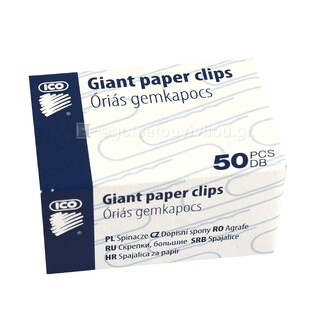 ICO ΣΥΝΔΕΤΗΡΕΣ ΜΕΤΑΛΛΙΚΟΙ ΜΕΓΑΛΟΙ 75mm 50τεμ 475