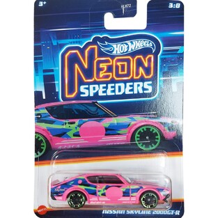 MATTEL HOT WHEELS NEON SPEEDERS AYTOKINHTAKI NISSAN SKYLINE 20000GT R HLH72