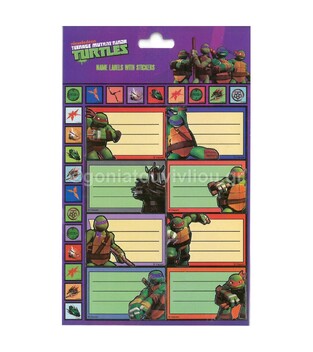 GIM ΕΤΙΚΕΤΑ HOT STAMPING NINJA TURTLES 774 02149