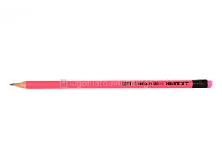 HI TEXT ΜΟΛΥΒΙ ΜΕ ΓΟΜΑ HB GRAFIX FLUO ΦΩΣΦΟΡΙΖΕ ΦΟΥΞΙΑ