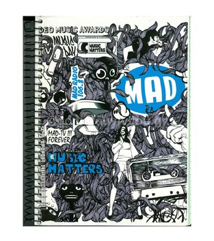 SKAG ΤΕΤΡΑΔΙΟ ΣΠΙΡΑΛ 17x25cm 5Θ MAD ΠΕΡΦΟΡΕ 150Φ