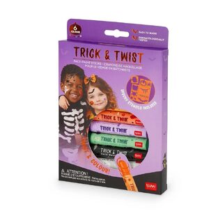 LEGAMI HALLOWEEN ΣΕΤ 6τεμ FACE PAINT TRICK AND TWIST FPS0001