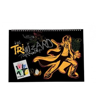 GRAFFITI HARRY POTTER ΜΠΛΟΚ ΖΩΓΡΑΦΙΚΗΣ 23x33cm 40φ ΜΕ ΑΥΤΟΚΟΛΛΗΤΑ HOGWARTS BLACK 23418