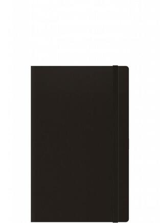 ΣΗΜΕΙΩΜΑΤΑΡΙΟ IVORY ΡΙΓΕ 9x14cm SOFT FLEX ΜΑΥΡΟ (ΜΕ ΛΑΣΤΙΧΟ) Q216B036 (ΘΕΟΦΥΛΑΚΤΟΣ)