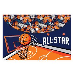 MUST TEAM ΦΑΚΕΛΟΣ ΜΕ ΚΟΥΜΠΙ ΠΛΑΣΤΙΚΟΣ A4 (21x29,7cm) BASKETBALL ALL STAR 586503