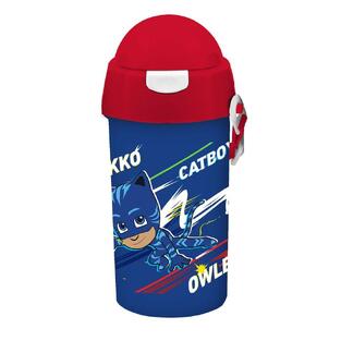 ΠΑΓΟΥΡΙ ΠΛΑΣΤΙΚΟ ΜΕ ΚΑΛΑΜΑΚΙ 500ml PJ MASKS ΚΟΚΚΙΝΟ ΚΑΠΑΚΙ 484262