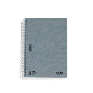 SKAG ΤΕΤΡΑΔΙΟ ΣΠΙΡΑΛ A4 (21x29,7cm) 3 ΘΕΜΑΤΩΝ 90φ ΠΡΕΣΠΑΝ STYLE ΠΕΡΦΟΡΕ ΜΕ ΤΡΥΠΕΣ ΓΚΡΙ 124874