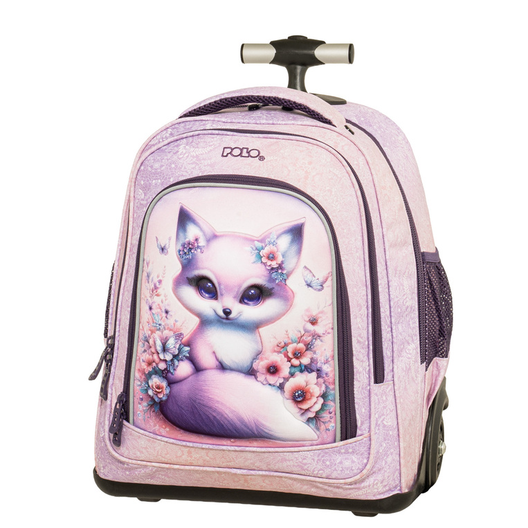 POLO ΣΧΟΛΙΚΗ ΤΣΑΝΤΑ ΣΑΚΙΔΙΟ TROLLEY ΤΡΟΛΕΙ ΔΗΜΟΤΙΚΟΥ ORBIT CUTE FOX 965056 8425