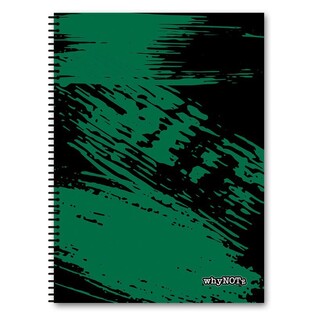 WHYNOTE ΤΕΤΡΑΔΙΟ ΣΠΙΡΑΛ Α4 (21x29,7cm) 4 ΘΕΜΑΤΩΝ 120φ ABSTRACT ΠΡΑΣΙΝΟ 810038