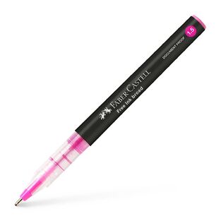 FABER CASTELL ΣΤΥΛΟ FREE INK BROAD 1.5mm ΡΟΖ