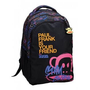 BACK ME UP PAUL FRANK ΣΧΟΛΙΚΗ ΤΣΑΝΤΑ ΣΑΚΙΔΙΟ ΠΛΑΤΗΣ ΔΗΜΟΤΙΚΟΥ Y2K IS YOUR FRIEND 376 01031