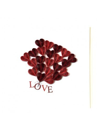 TENDANCES PETITS PETALES ΕΥΧΕΤΗΡΙΑ ΚΑΡΤΑ 15x15cm PP25C LOVE ΜΠΑΛΟΝΙΑ ΚΑΡΔΙΑ