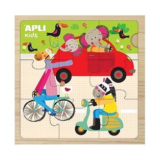 APLI KIDS ΞΥΛΙΝΟ ΠΑΖΛ 9 ΤΕΜΑΧΙΩΝ ΜΕΣΑ ΜΕΤΑΦΟΡΑΣ 15183