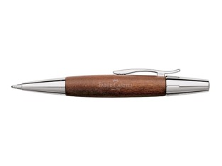 FABER CASTELL ΣΕΤ EMOTION PEARWOOD BROWN CHROME BP ΜΕ ΔΕΡΜΑΤΙΝΗ ΘΗΚΗ 148382
