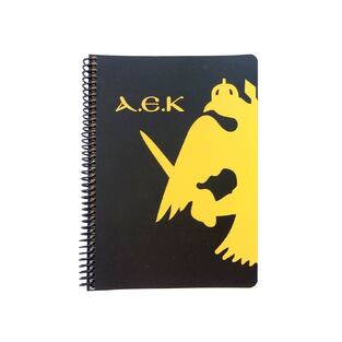 BACK ME UP ΤΕΤΡΑΔΙΟ ΣΠΙΡΑΛ 17x25cm 2 ΘΕΜΑΤΩΝ 70φ ΑΕΚ OFFICIAL ΔΙΚΕΦΑΛΟΣ 38600402