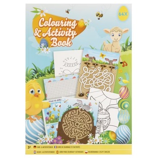 MOXY ΒΙΒΛΙΟ ΖΩΓΡΑΦΙΚΗΣ ΚΑΙ ΔΡΑΣΤΗΡΙΟΤΗΤΩΝ A4 (21x29,7cm) 32φ ΜΕ ΠΡΩΤΥΠΩΜΕΝΑ ΠΑΣΧΑΛΙΝΑ ΣΧΕΔΙΑ