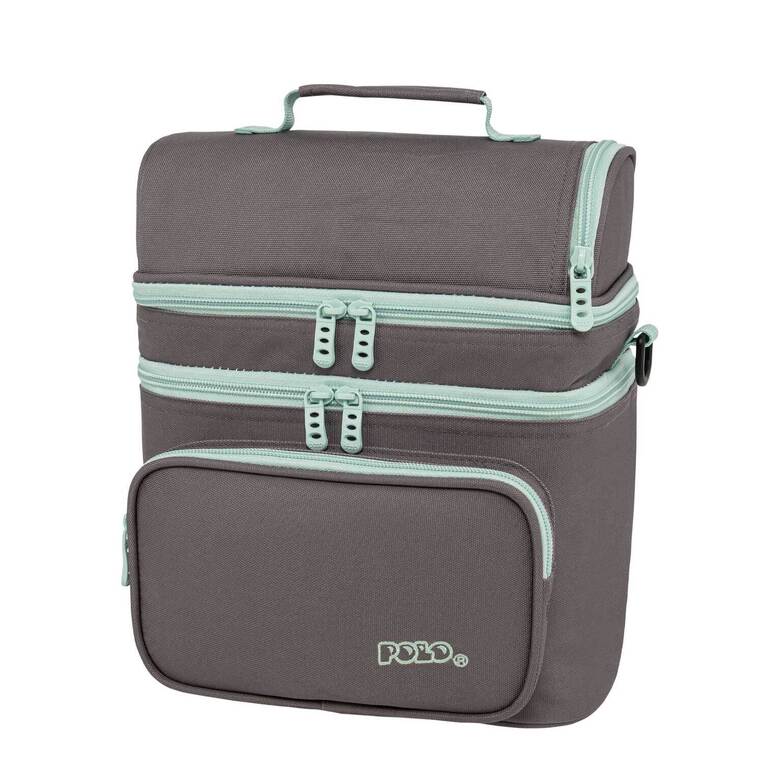 POLO ΤΣΑΝΤΑΚΙ ΦΑΓΗΤΟΥ DOUBLE COOLER ΓΚΡΙ ΜΕ ΒΕΡΑΜΑΝ 907096 2759