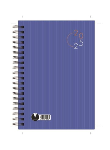 2025 ΗΜΕΡΟΛΟΓΙΟ ΗΜΕΡΗΣΙΟ ΣΠΙΡΑΛ 14x21cm CLASSIC ΜΠΛΕ 52003 (ΛΙΝΑΡΔΑΤΟΣ)