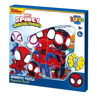 LUNA TOYS ΜΑΓΝΗΤΙΚΟ ΠΑΖΛ 60 ΤΕΜΑΧΙΩΝ SPIDEY 508593