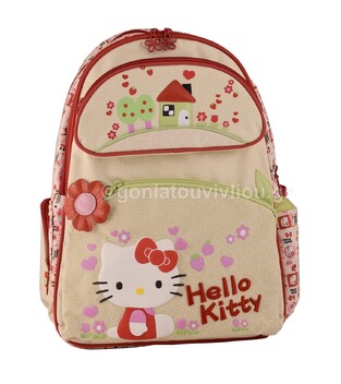 GRAFFITI ΤΣΑΝΤΑ ΔΗΜΟΤΙΚΟΥ HELLO KITTY HOUSE ΜΠΕΖ 13821