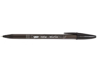 BIC ΣΤΥΛΟ CRISTAL EXACT ULTRA FINE 0.7mm ΜΑΥΡΟ (ΜΕ ΑΚΙΔΑ)