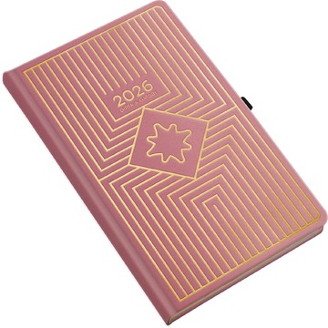 2026 ΗΜΕΡΟΛΟΓΙΟ ΗΜΕΡΗΣΙΟ 13x21cm GATSBY ΡΟΖ ΜΕ ΣΤΥΛΟΘΗΚΗ 626441387 (UNIPAP)