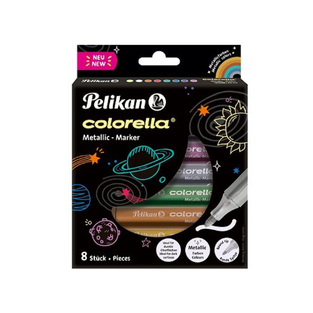 PELIKAN ΜΑΡΚΑΔΟΡΟΙ ΧΟΝΤΡΟΙ METALLIC 8 ΧΡΩΜΑΤΑ 1818070