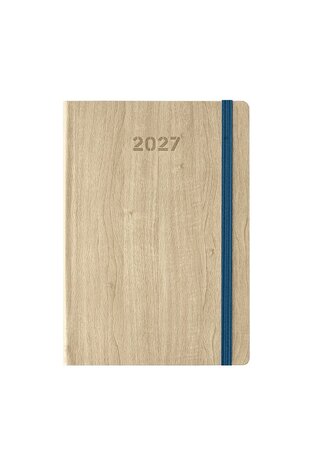2027 ΗΜΕΡΟΛΟΓΙΟ ΗΜΕΡΗΣΙΟ 17x24cm WOODY ΜΠΕΖ ΑΝΟΙΧΤΟ ΜΕ ΛΑΣΤΙΧΟ ΚΑΙ ΣΤΥΛΟΘΗΚΗ 72104 (ΛΙΝΑΡΔΑΤΟΣ)