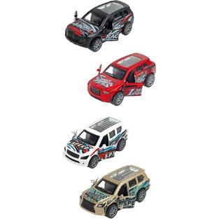 LUNA ΟΧΗΜΑ ΜΕΤΑΛΛΙΚΟ PULL BACK ΜΕ ΑΝΟΙΓΟΜΕΝΕΣ ΠΟΡΤΕΣ 4τεμ 623280