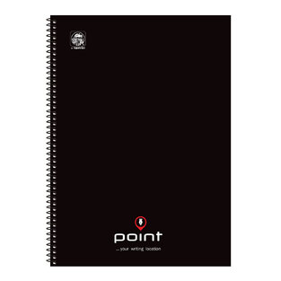 SPECIAL BY TYPOTRUST ΤΕΤΡΑΔΙΟ ΣΠΙΡΑΛ POINT A4 (21x29,7cm) 3 ΘΕΜΑΤΩΝ 90φ ΠΕΡΦΟΡΕ ΜΕ ΤΡΥΠΕΣ ΣΚΛΗΡΟ ΕΞΩΦΥΛΛΟ ΜΑΥΡΟ