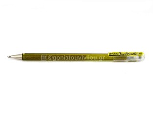 PENTEL ΣΤΥΛΟ GEL DUAL METALLIC GLITTER (ΓΚΛΙΤΕΡ) K110DX ΧΡΥΣΟ