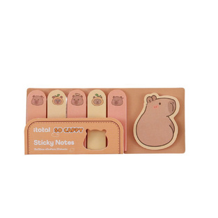 I TOTAL ΑΥΤΟΚΟΛΛΗΤΟΙ ΣΕΛΙΔΟΔΕΙΚΤΕΣ ΧΑΡΤΙΝΟΙ CAPYBARA ΣΟΜΟΝ XL3106Q