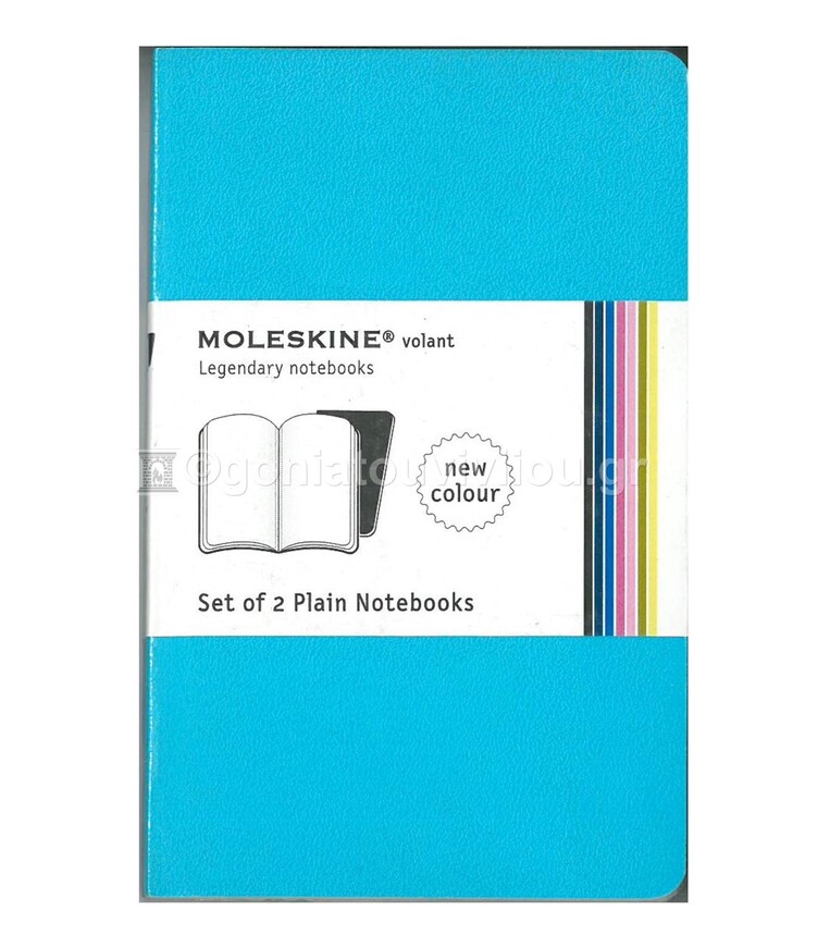 MOLESKINE VOLANT POCKET PLAIN SKY BLUE NOTEBOOK (SET OF 2) (ΟΥΡΑΝΙ KENO)