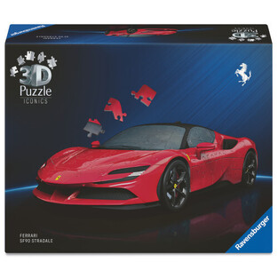 RAVENSBURGER ICONICS 3D ΠΑΖΛ 163τεμ FERRARI SF90 STRADALE ΝΥΧΤΕΡΙΝΗ ΕΚΔΟΣΗ (ΠΕΡΙΕΧΕΙ ΛΑΜΠΑ LED) 12008041
