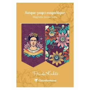 CLAIREFONTAINE ΜΑΓΝΗΤΙΚΟΙ ΣΕΛΙΔΟΔΕΙΚΤΕΣ FRIDA KAHLO ΜΩΒ 2τεμ 116228C