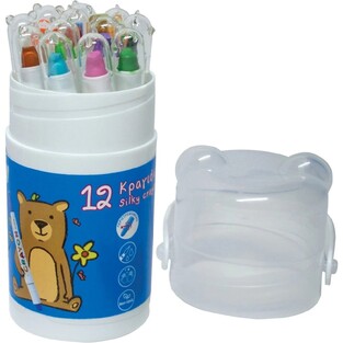 GROOVY ΚΗΡΟΜΠΟΓΙΕΣ ΜΑΛΑΚΕΣ 12 ΧΡΩΜΑΤΑ ΚΑΙ ΠΙΝΕΛΟ 076204