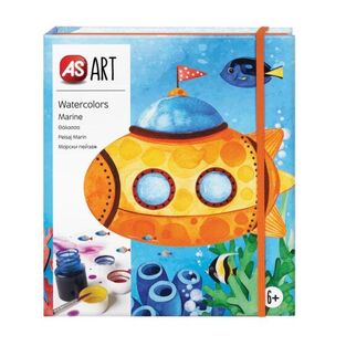 AS COMPANY ART WATERCOLOURS ΣΕΤ ΖΩΓΡΑΦΙΚΗΣ ΣΕ ΚΟΥΤΙ  ΘΑΛΑΣΣΑ 1038 21043