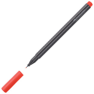 FABER CASTELL ΜΑΡΚΑΔΟΡΟΣ GRIP FINEPEN 04 ΚΟΚΚΙΝΟΣ WASHABLE 151621