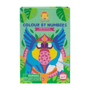 TIGER TRIBE COLOUR BY NUMBERS ΖΩΓΡΑΦΙΚΗ ΜΕ ΑΡΙΘΜΟΥΣ THE TROPICS 20204