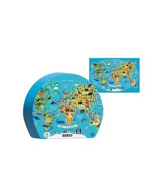 I TOTAL ΠΑΖΛ 49 ΤΕΜΑΧΙΩΝ 45x31cm ΠΑΓΚΟΣΜΙΟΣ ΧΑΡΤΗΣ XL2357