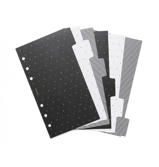 FILOFAX PERSONAL (09,5x17,1cm) ΑΝΤΑΛΛΑΚΤΙΚΟ MOONLIGHT DIVIDERS (ΠΛΑΣΤΙΚΑ ΔΙΑΧΩΡΙΣΤΙΚΑ 6 ΘΕΜΑΤΩΝ) 132820